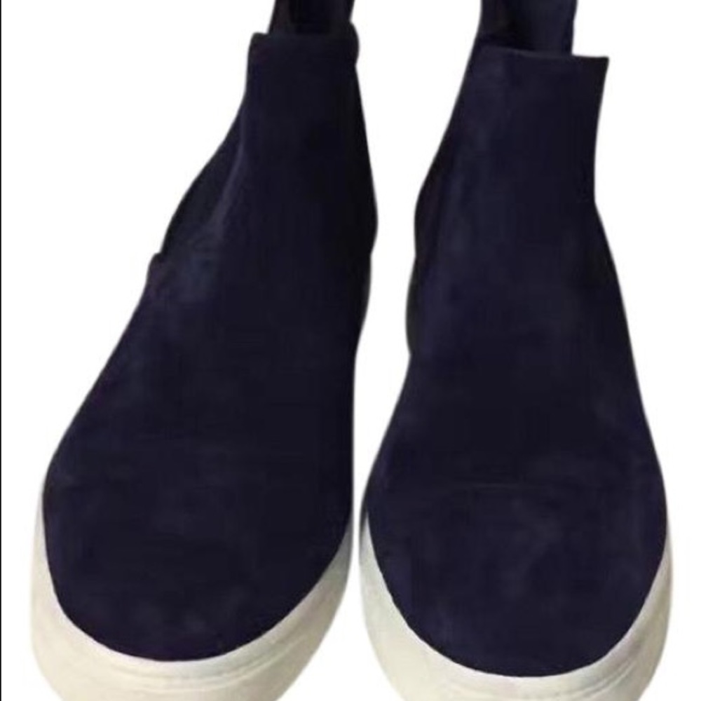 Vince Navy Newlyn High-top Sneaker Boots/Booties